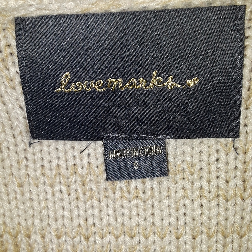 Love Marks Open Front Color Block Cardigan - image 2